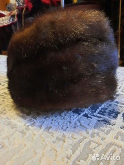 Шапка норковая женская