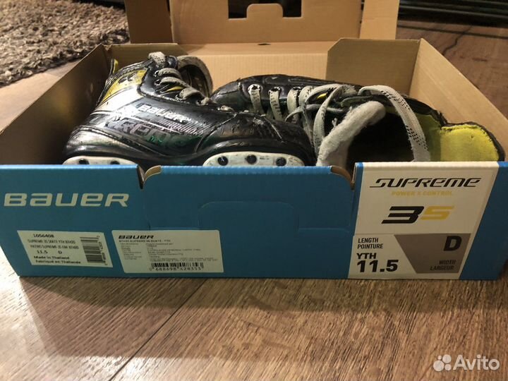 Коньки Бауер suprime 3S yth 11,5
