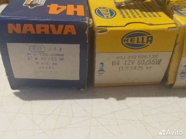 Галогеновые лампы h4