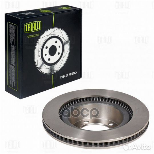 Диск тормозной перед DF190609 Trialli