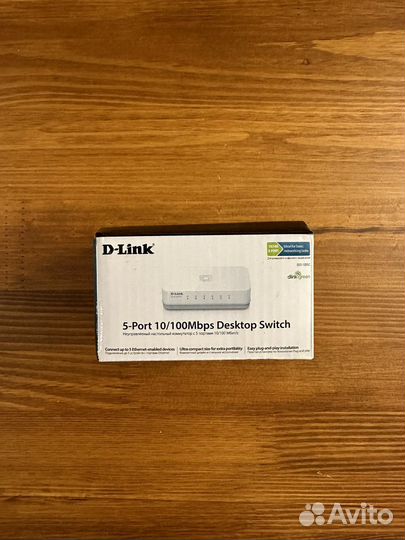 Коммутатор D-link с 5 портами 10/100 Мбит/с