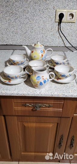Фарфоровый чайный сервиз СССР