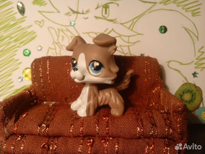 Littlest Pet Shop lps лпс колли собака