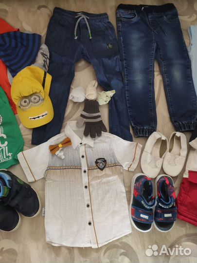 Детские вещи пакетом для мальчика 110- 116