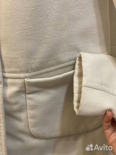 Женское белое пальто insity 42р