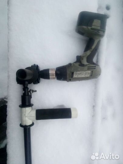 Шнеки для ледобура с редуктором и пешня 0