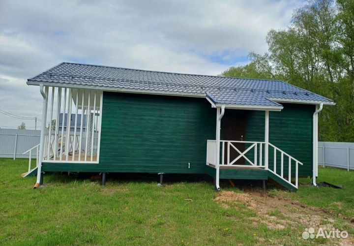 Каркасный дом утеплённый вариант летней 9х6м