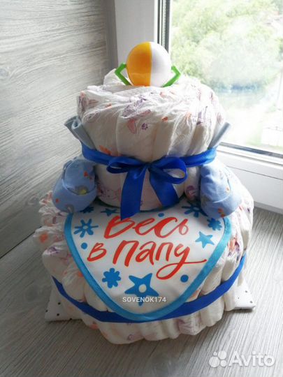 Торты из подгузников