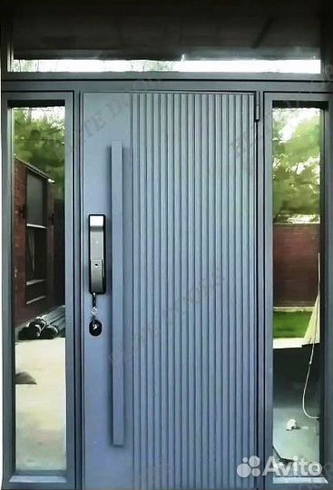 Входная группа для улицы с электронными замком