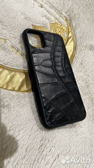 Чехол из натуральной кожи Крокодила(ручная работа)