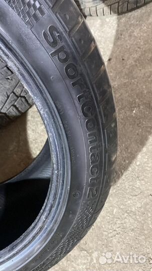 Continental ContiSportContact 2 245/45 R18 и 275/40 R18