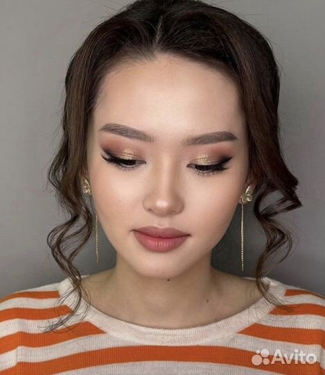 Укладка прическа макияж парковый