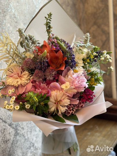 Пионы цветы букеты