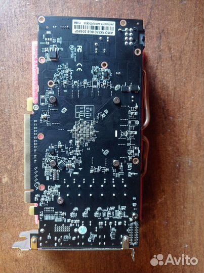 Видеокарта AMD RX 580 2048SP 8G нерабочая
