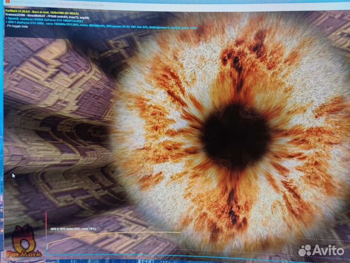 Видеокарта MSI GTX 1660 6Gb