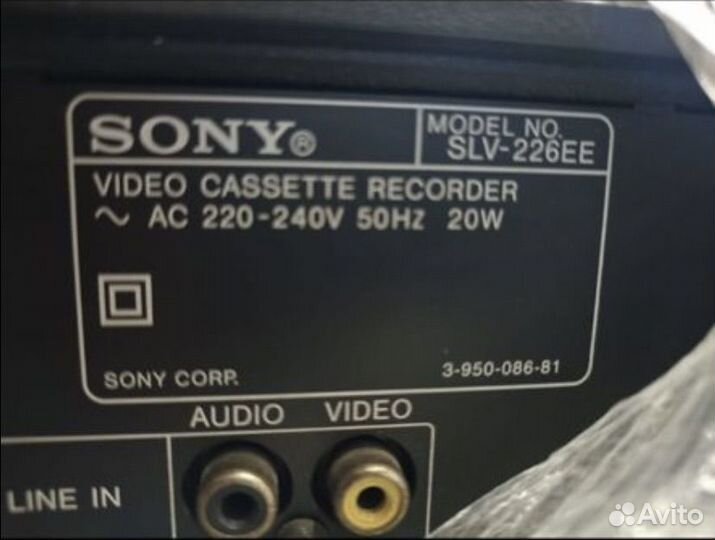 Видео рекордер sony