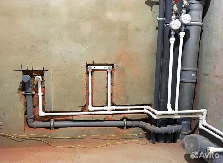 Сантехник. Услуги сантехника. Замена труб