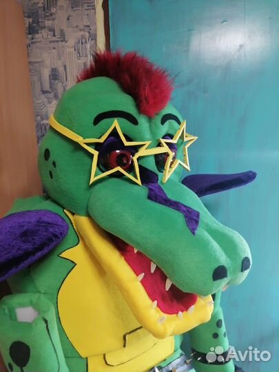 Косплей фнаф Монти крокодил костюм аниматоры квест