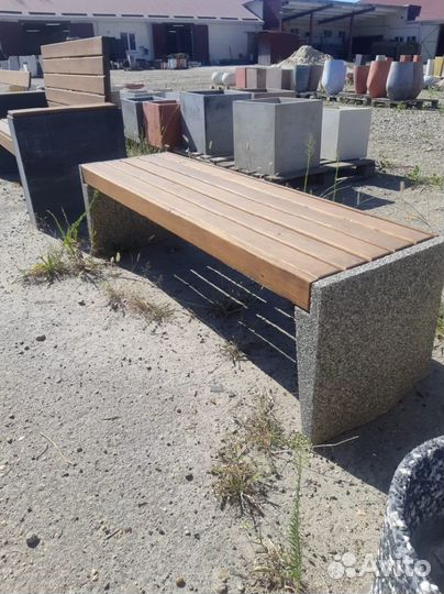 Бетонные лавочки на заказ и в наличии