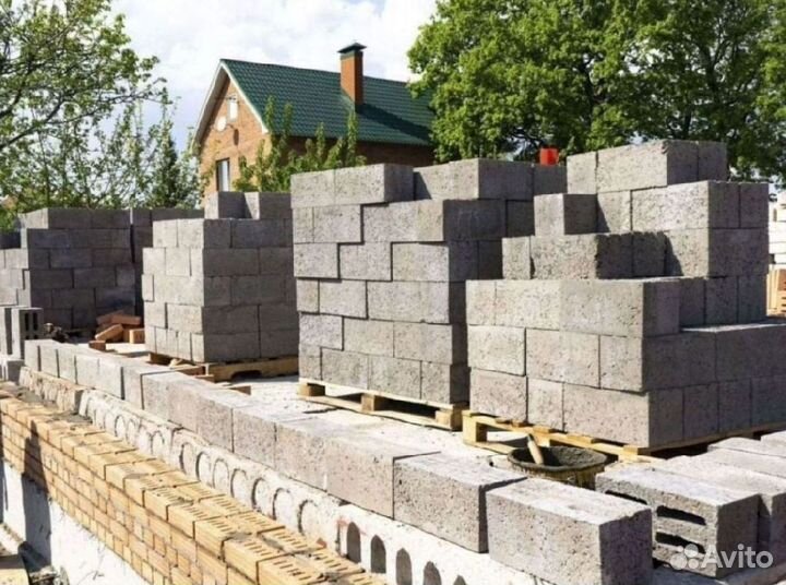 Блоки керамзитобетонные 32