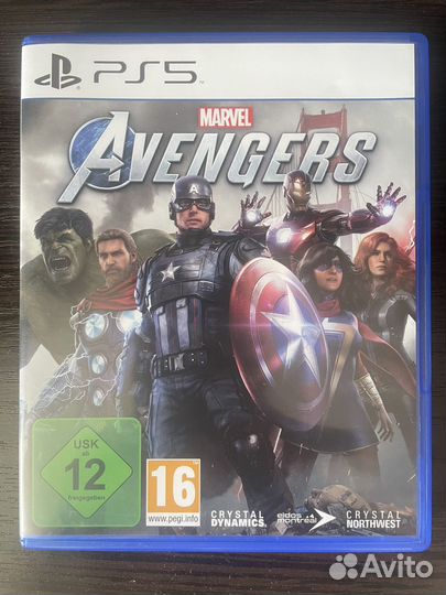 Диск Marvel avengers ps5