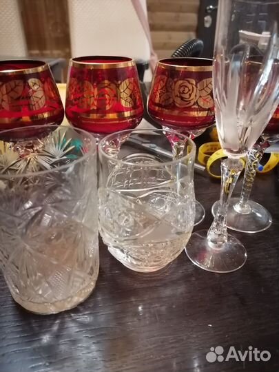 Фужеры богемия