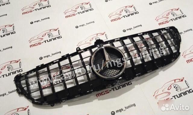 Решетка Mercedes CLS Black W218 GT 14-18 г