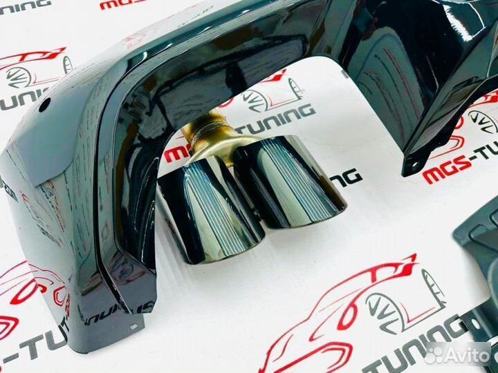 Диффузор + насадки стиль X3M рест BMW X3 G01