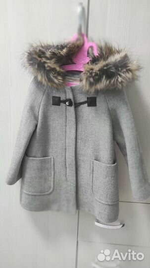 Пальто для девочки zara