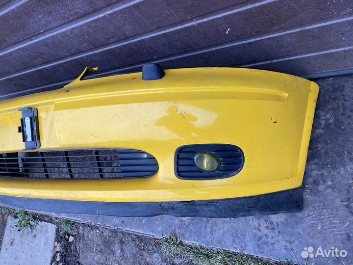 Передний бампер на Opel Vectra B рестайлинг