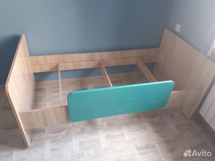 Детская кровать от 3 лет с бортиками