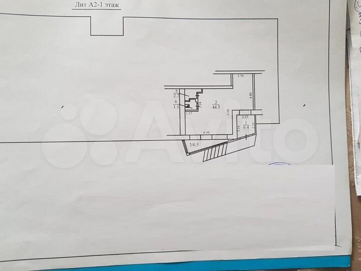 Свободного назначения, 62 м²