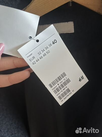 Пальто женское шерстяное H&M