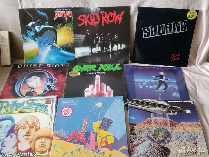 Виниловые пластинки рок зарубежный