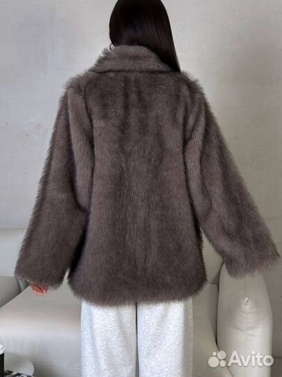 Шубка из экомеха