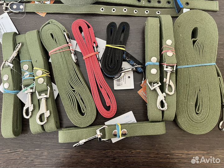 Поводки и ошейники для собак