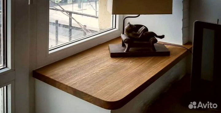 Подоконник деревянный