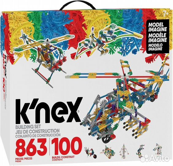 Конструктор Knex 863 детали