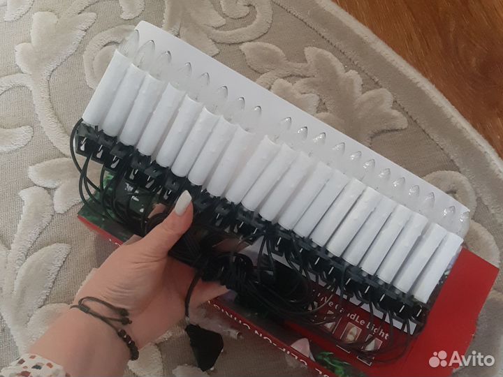 Свечи на прищепках от сети