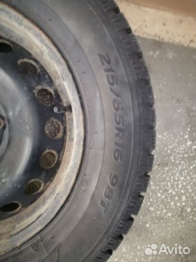 Колеса в сборе r16 зимние