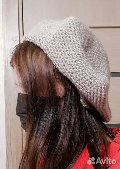 Вязаные изделия ручной работы: берет