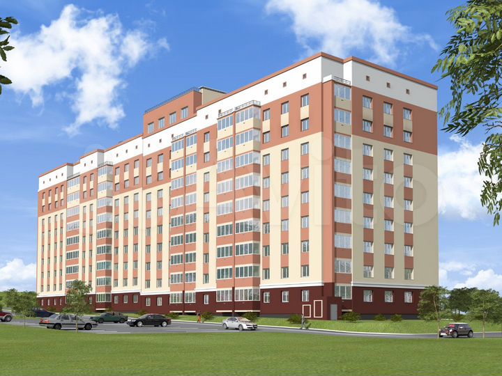 2-к. квартира, 53,5 м², 5/9 эт.