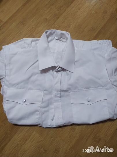 Рубашка белая парадная военная, полиция