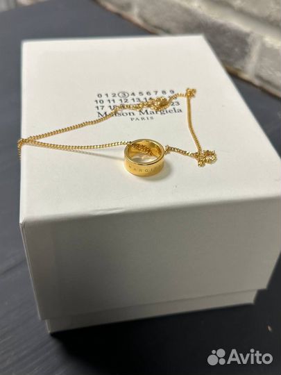Подвеска maison margiela rare golden Оригинал
