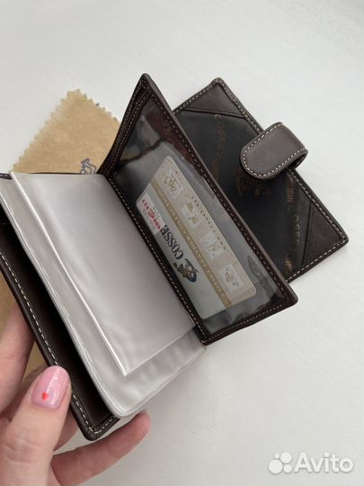Бумажник мужской кожаный