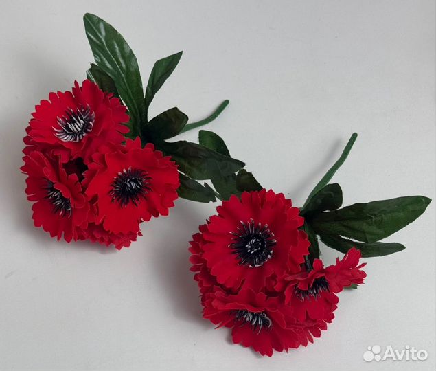 Искусственные цветы маки опт и розница