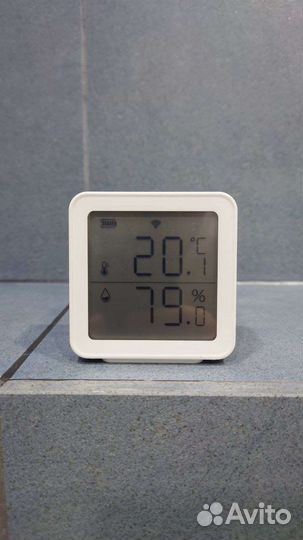Датчик температуры и влажности Wifi Tuya + Алиса
