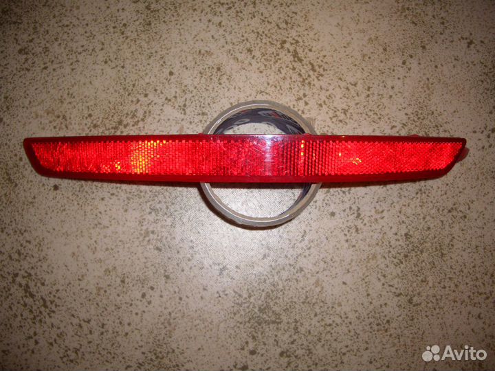 Отражатель заднего бампера Киа Рио с15-17г sdn