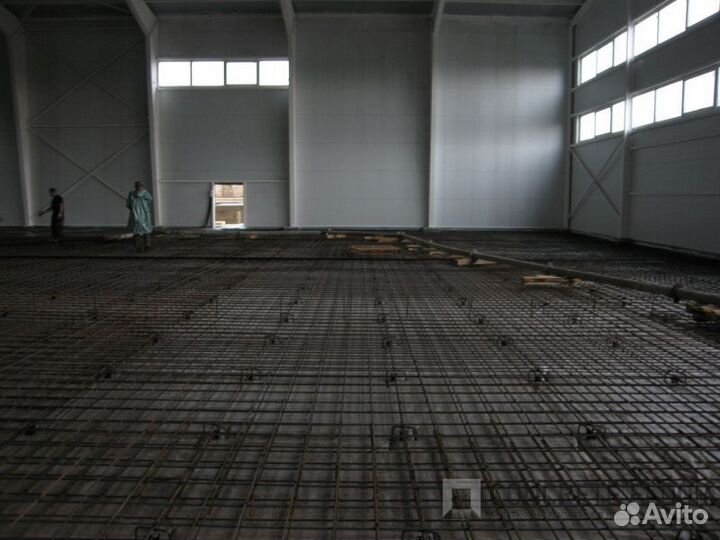 Бетонная стяжка с топпингом