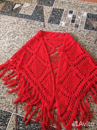 Шаль ажурная